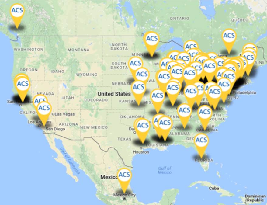 Landmarks by location