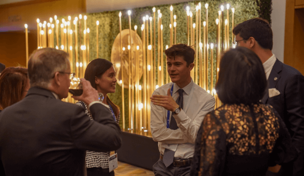 People attending an ACS Meeting